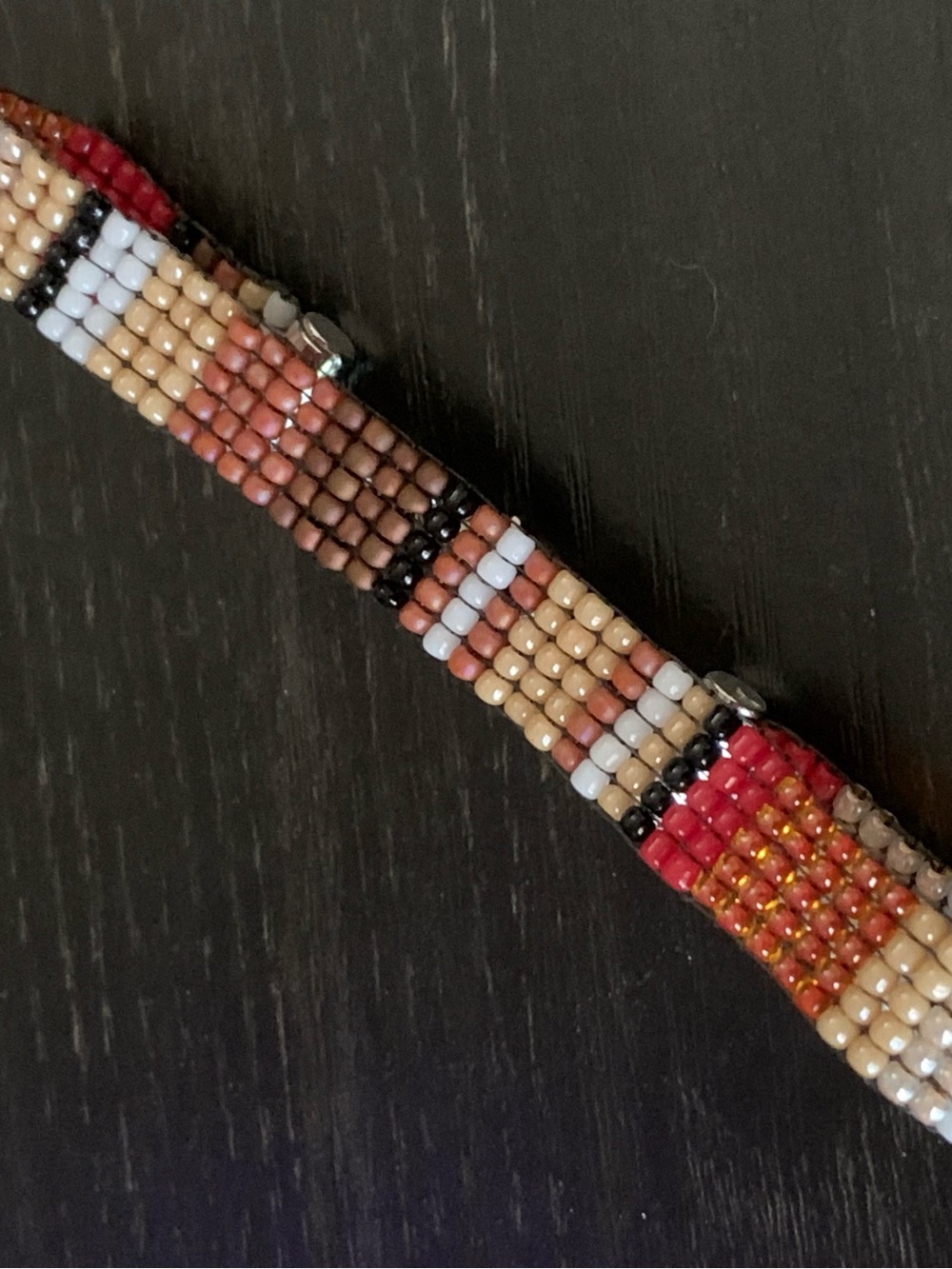 7” Handmade Blanket Seed Bead Bracelets - Picture 3 of 8